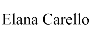 ELANA CARELLO