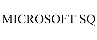 MICROSOFT SQ