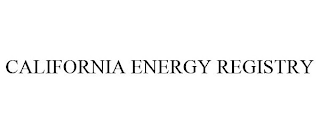 CALIFORNIA ENERGY REGISTRY