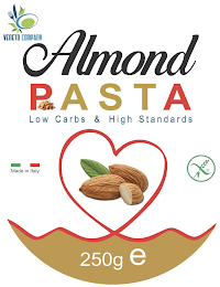 VENETO COMPANY ALMOND PASTA LOW CARBS & HIGH STANDARDS MADE IN ITALY 250G E