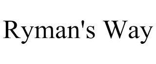 RYMAN'S WAY