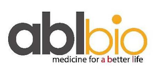 ABLBIO MEDICINE FOR A BETTER LIFE