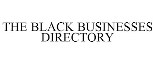 THE BLACK BUSINESSES DIRECTORY