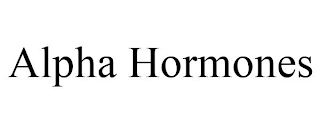 ALPHA HORMONES