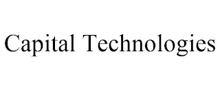 CAPITAL TECHNOLOGIES