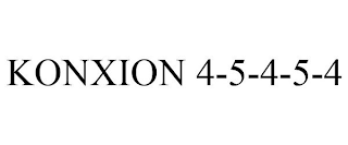 KONXION 4-5-4-5-4