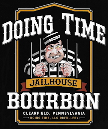 DOING TIME BOURBON JAILHOUSE GUNNER CLEARFIELD, PENNSYLVANIA DOING TIME, LLC DISTILLERY