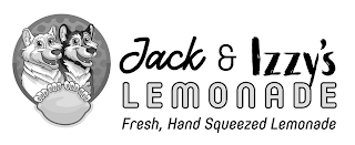 JACK & IZZY'S LEMONADE FRESH, HAND SQUEEZED LEMONADE