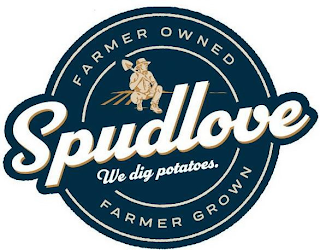 FARMER OWNED SPUDLOVE WE DIG POTATOES. FARMER GROWN