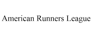 AMERICAN RUNNERS LEAGUE