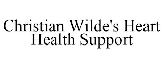 CHRISTIAN WILDE'S HEART HEALTH SUPPORT