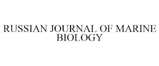 RUSSIAN JOURNAL OF MARINE BIOLOGY