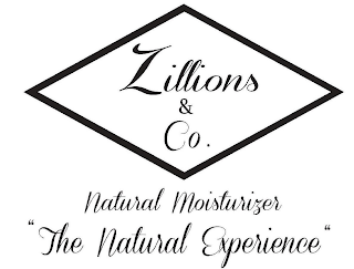 ZILLIONS & CO. NATURAL MOISTURIZER "THENATURAL EXPERIENCE"