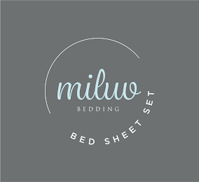 MILUV BEDDING BED SHEET SET