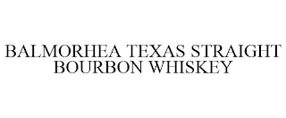 BALMORHEA TEXAS STRAIGHT BOURBON WHISKEY