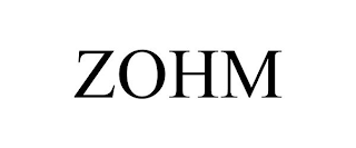 ZOHM