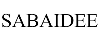 SABAIDEE