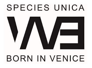 SPECIES UNICA WE BORN IN VENICE