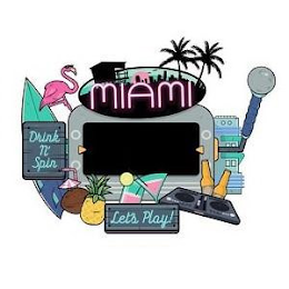 MIAMI DRINK N' SPIN LETS PLAY!