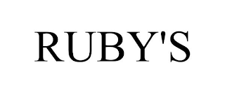 RUBY'S