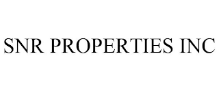 SNR PROPERTIES INC