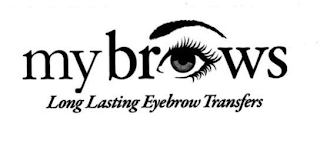 MYBROWS LONG LASTING EYEBROW TRANSFERS