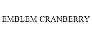 EMBLEM CRANBERRY