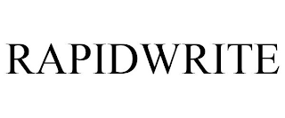 RAPIDWRITE