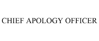 CHIEF APOLOGY OFFICER