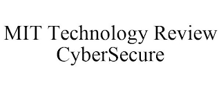 MIT TECHNOLOGY REVIEW CYBERSECURE