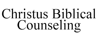 CHRISTUS BIBLICAL COUNSELING