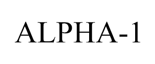 ALPHA-1