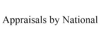 APPRAISALS BY NATIONAL