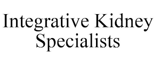 INTEGRATIVE KIDNEY SPECIALISTS