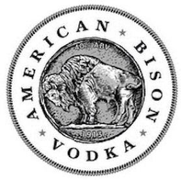 AMERICAN BISON VODKA 40% ABV 1913