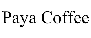 PAYA COFFEE