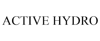 ACTIVE HYDRO