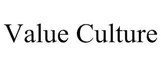 VALUE CULTURE