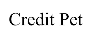 CREDIT PET