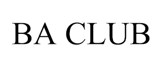 BA CLUB