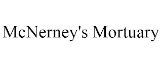 MCNERNEY'S MORTUARY