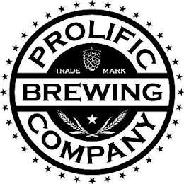 PROLIFIC BREWING COMPANY TRADE MARK