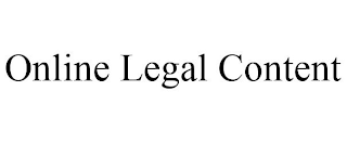 ONLINE LEGAL CONTENT