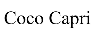 COCO CAPRI