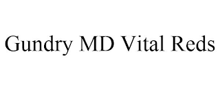 GUNDRY MD VITAL REDS