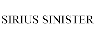 SIRIUS SINISTER