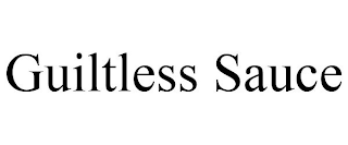 GUILTLESS SAUCE