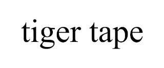 TIGER TAPE