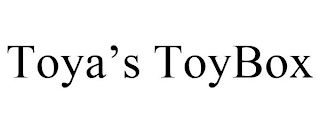 TOYA'S TOYBOX