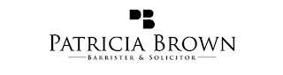 PB PATRICIA BROWN BARRISTER & SOLICITOR